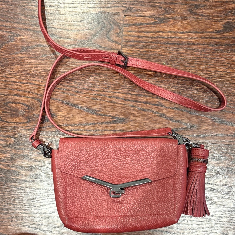 Botkier Red Crossbody Bag with Tassel